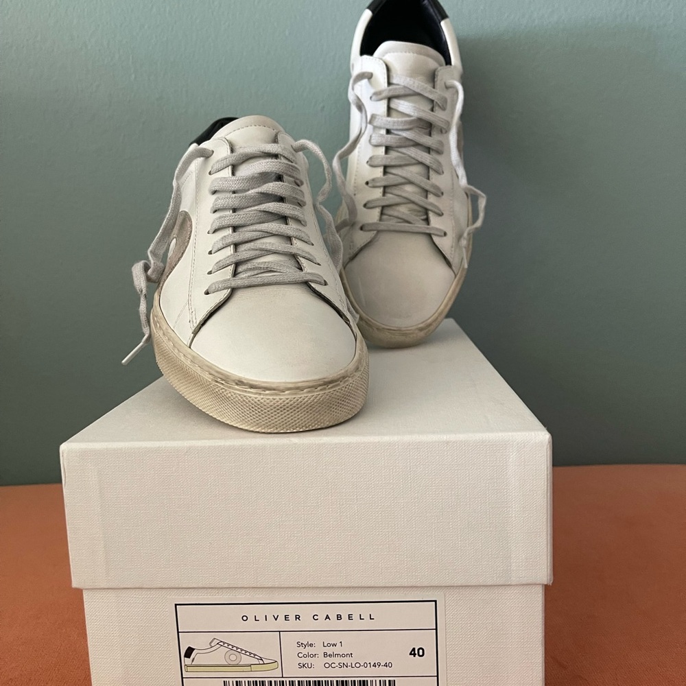Oliver Cabell Low Belmont Leather Sneaker